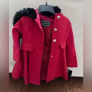 Red winter coat